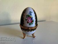 Ou de portelan-Cutie de bijuterii-Limoges