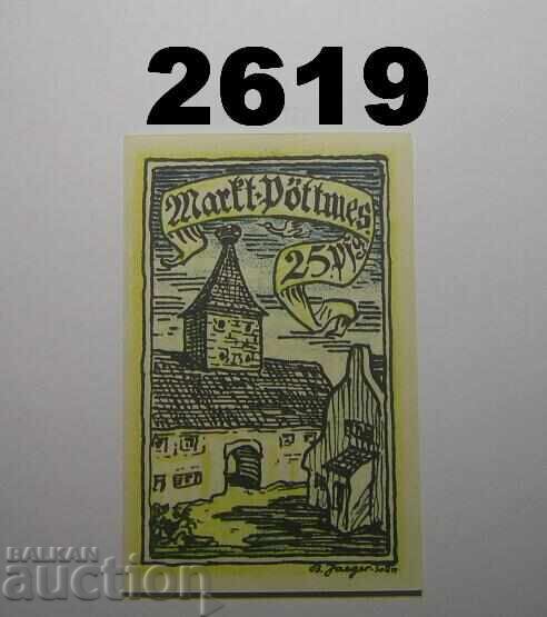Pöttmes 25 pfennig 1921 Germany with price 2.50 BGN | € 1.28 Pöttmes 25 pfennig 1921 Germany with price 2.50 BGN | € 1.28