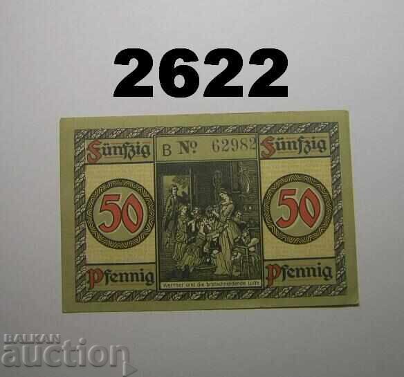 Wetzlar 50 pfennig 1920 Germany with price 2.00 BGN | € 1.02