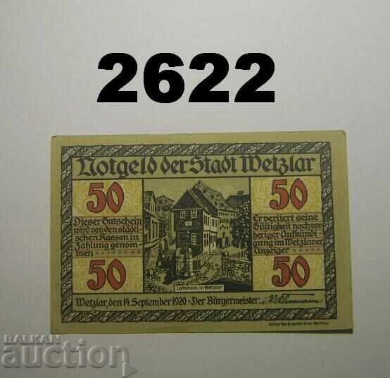 Wetzlar 50 pfennig 1920 Germany