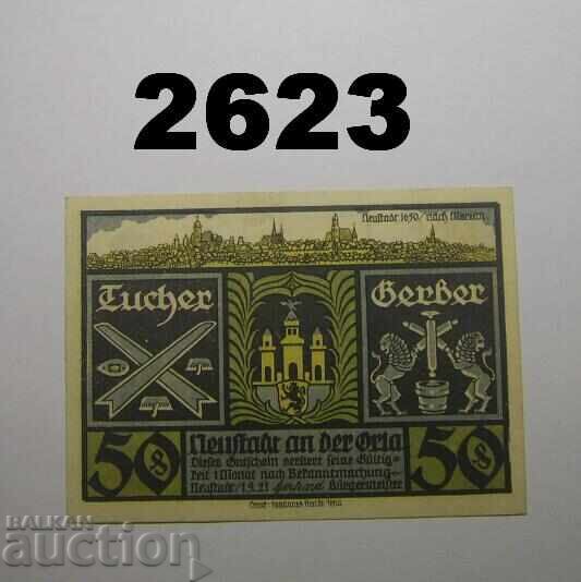 Neustadt Orla 50 pfennig 1921 Германия