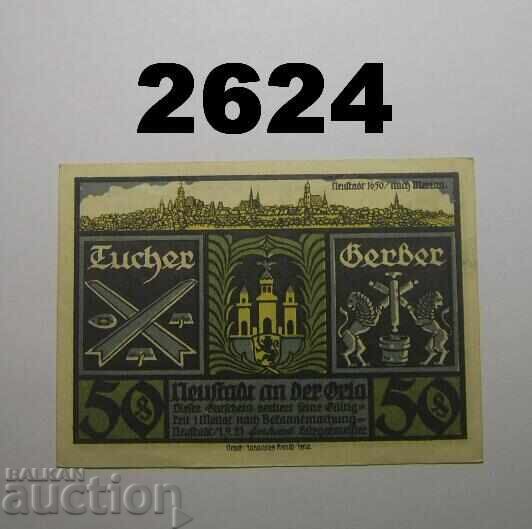 Neustadt Orla 50 pfennig 1921 Германия