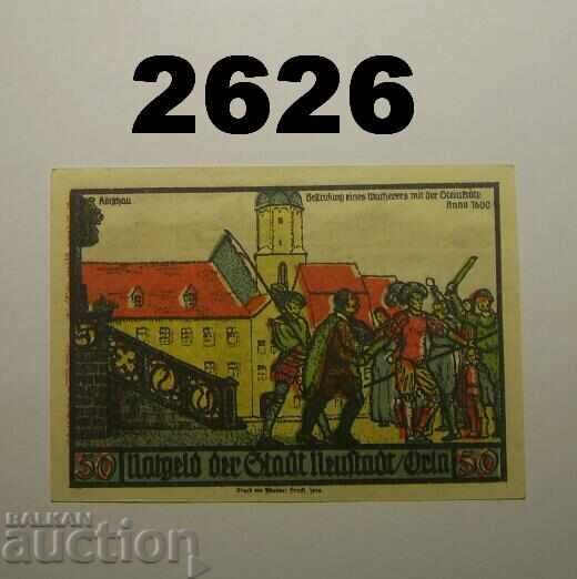 Neustadt Orla 50 pfennig 1921 Германия с цена 3.00 лв. | € 1.53