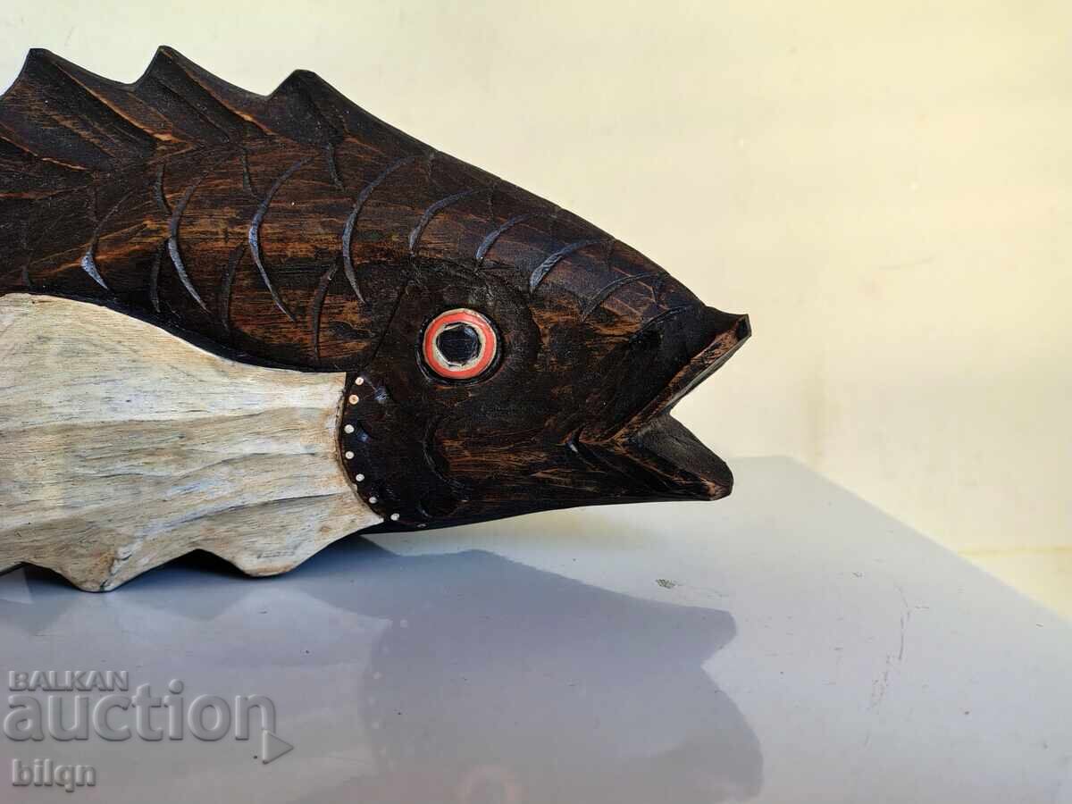 Amazing Fish Wood Carving with price 39.98 BGN | € 20.44 Amazing Fish Wood Carving with price 39.98 BGN | € 20.44