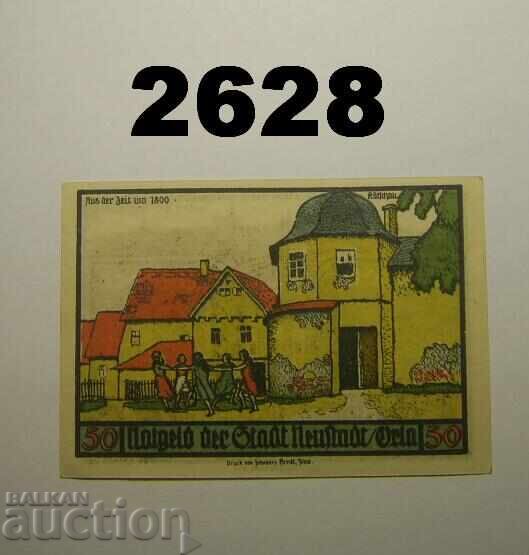 Neustadt Orla 50 pfennig 1921 Germany with price 3.00 BGN | € 1.53