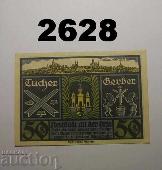 Neustadt Orla 50 pfennig 1921 Germany