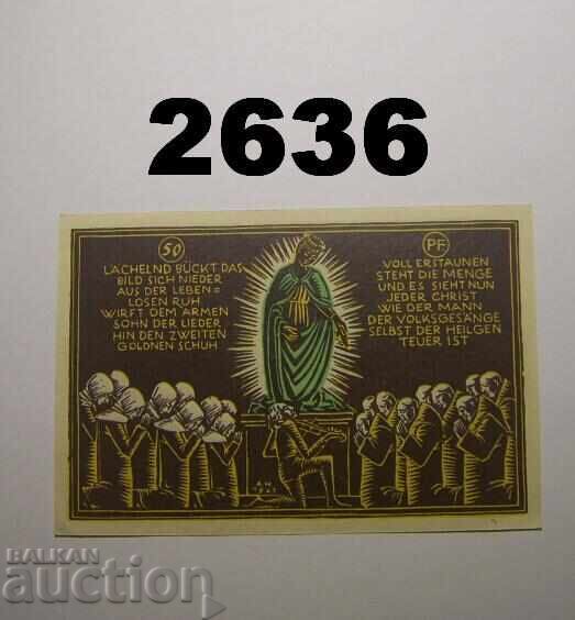 Schwäbisch-Gmünd 50 pfennig 1921 Германия с цена 3.50 лв. | € 1.79 Schwäbisch-Gmünd 50 pfennig 1921 Германия с цена 3.50 лв. | € 1.79
