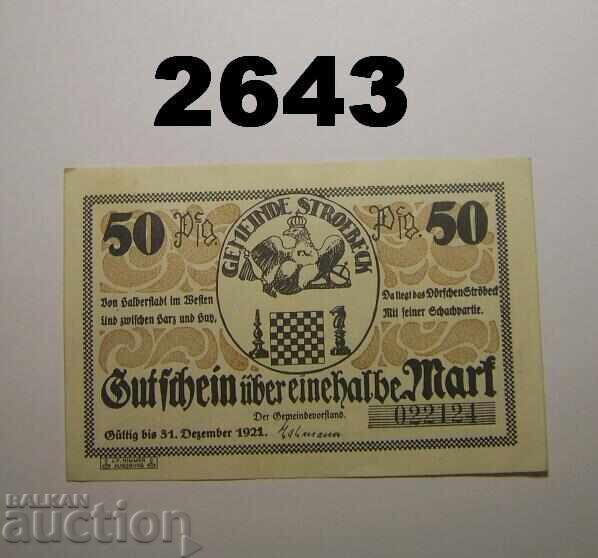 Stroebeck 50 pfennig 1921 Germania Stroebeck 50 pfennig 1921 Germania