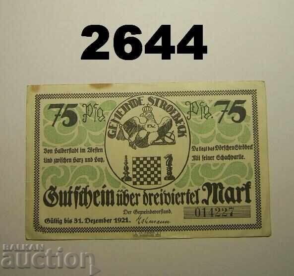 Στρόεμπεκ 75 πφέννιχ 1921 Γερμανία Στρόεμπεκ 75 πφέννιχ 1921 Γερμανία
