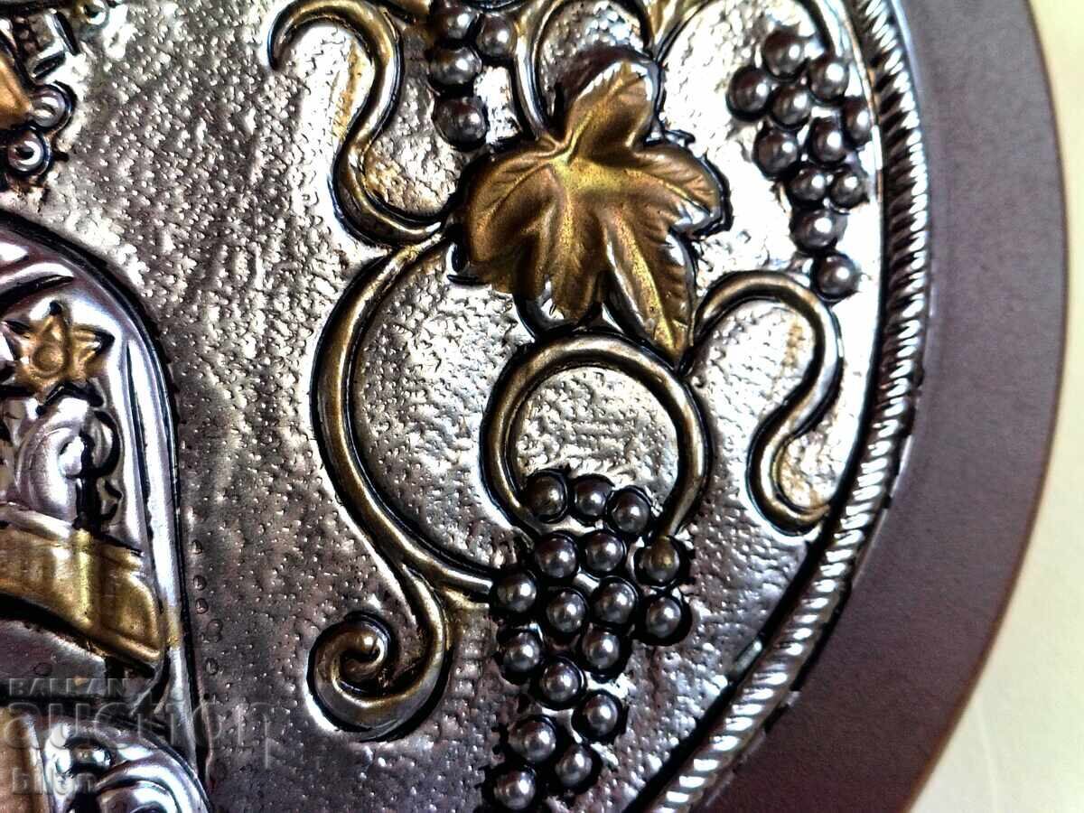 Superbă Icoană Argintată a Maicii Domnului cu Pruncul - 5