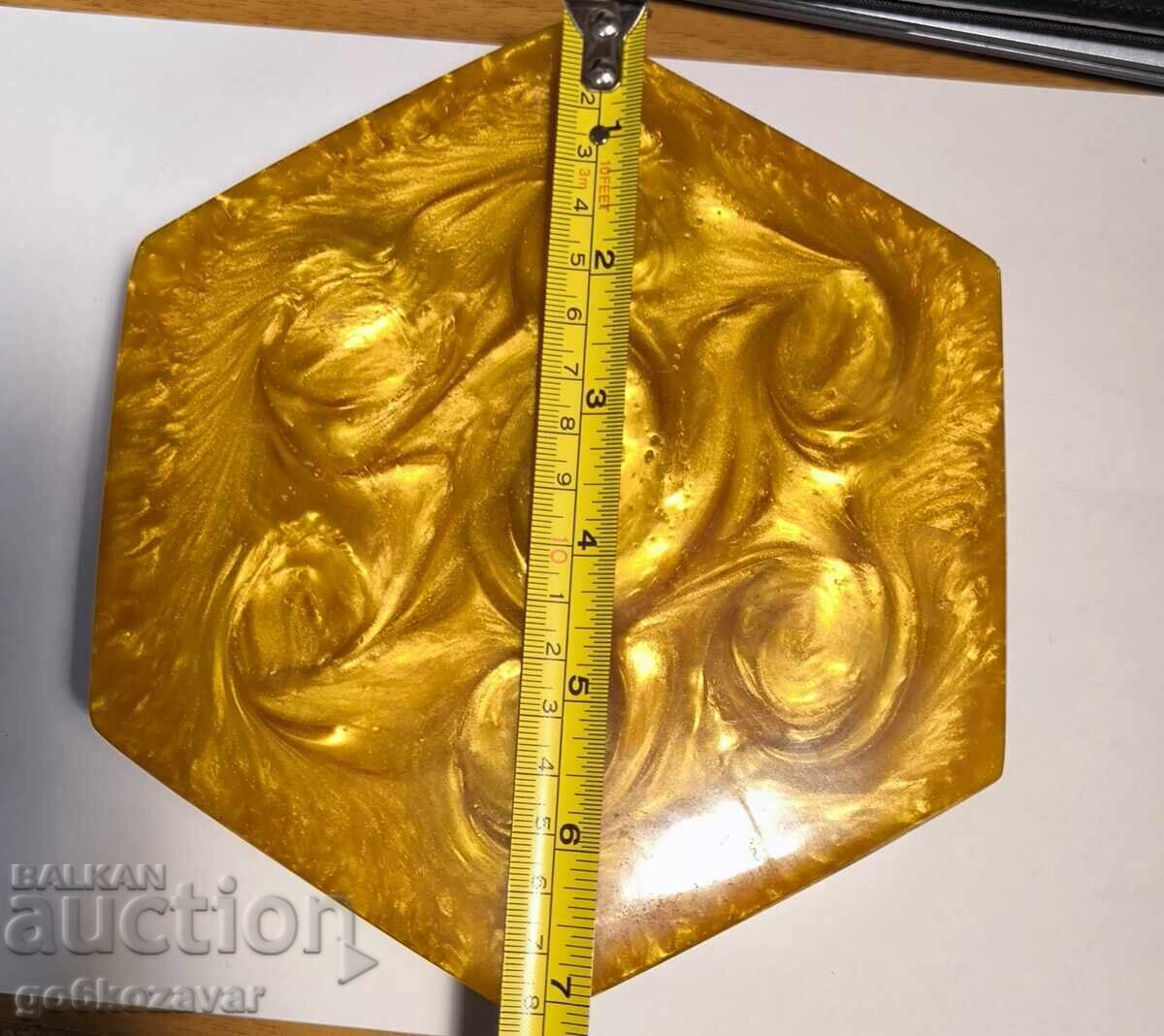 Βουλγαρική κοσμηματοθήκη τεχνητό κεχριμπαρένιο Catalin NRB - 6