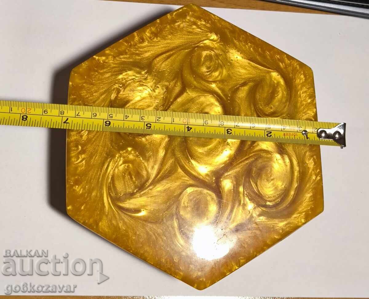 Βουλγαρική κοσμηματοθήκη τεχνητό κεχριμπαρένιο Catalin NRB - 7