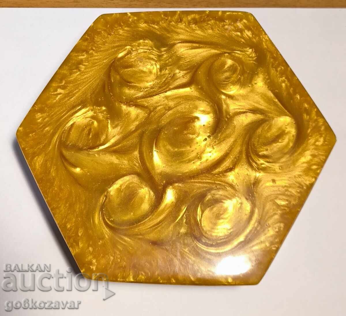 Βουλγαρική κοσμηματοθήκη τεχνητό κεχριμπαρένιο Catalin NRB