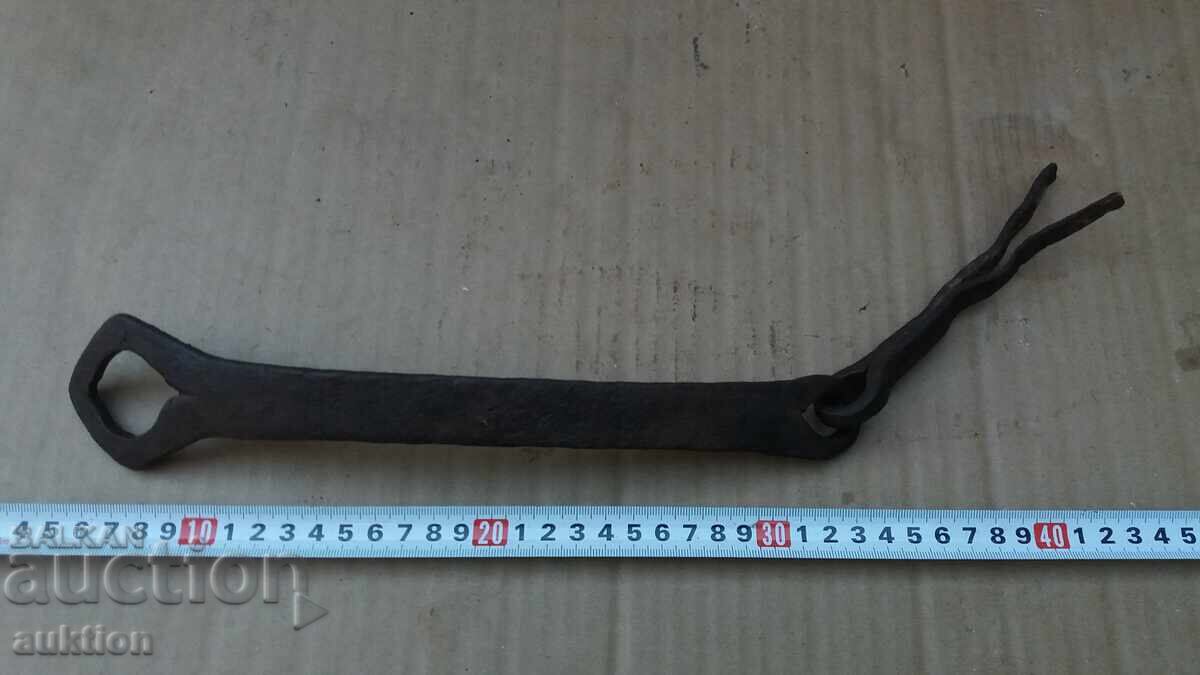 Forged Revival Door Knocker, Latch, Handle