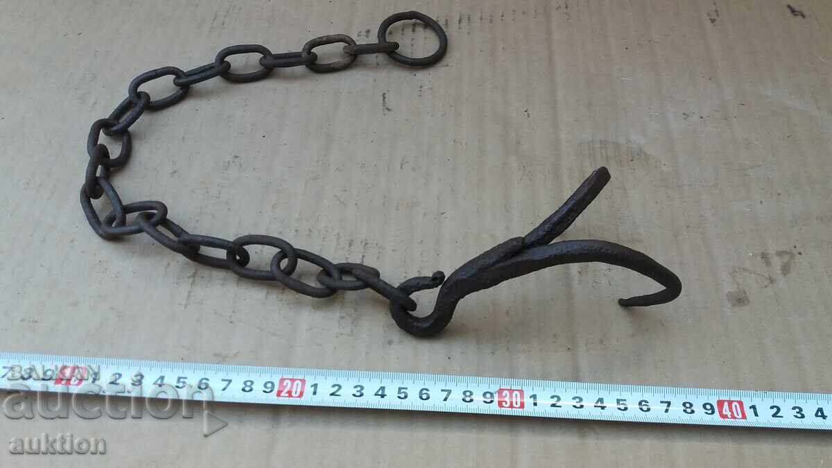 СТАРА КОВАНА КУКА, ЧЕНГЕЛ ЗА ВАДЕНЕ НА БАКЪРИ ОТ КЛАДЕНЕЦ - 7 СТАРА КОВАНА КУКА, ЧЕНГЕЛ ЗА ВАДЕНЕ НА БАКЪРИ ОТ КЛАДЕНЕЦ - 7