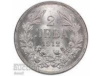 2 lei 1912 MS62, PCGS