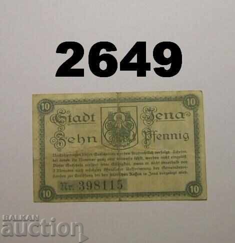 Jena 10 pfennig 1917 Germania cu preț 2.00 BGN | € 1.02
