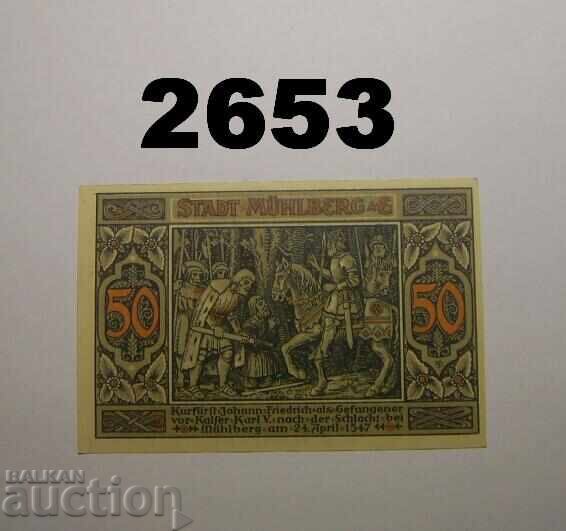 Muhlberg 50 pfennig 1921 Германия с цена 3.50 лв. | € 1.79