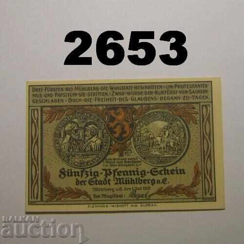Muhlberg 50 pfennig 1921 Германия