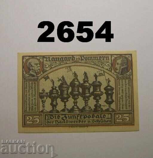 Naugard 25 pfennig 1922 Germania cu preț 2.50 BGN | € 1.28