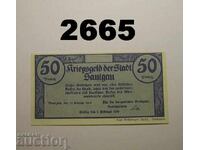 Saulgau 50 pfennig 1918 Γερμανία