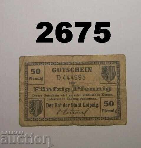 Λειψία 50 φένιγκ Γερμανία περ. 1918
