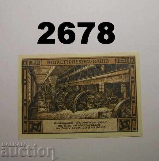 Bitterfeld 50 pfennig 1921 Germany with price 2.00 BGN | € 1.02