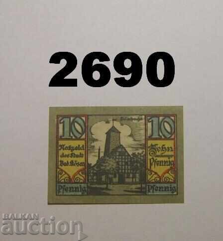 Bad Kösen 10 pfennig 1921 Германия с цена 2.50 лв. | € 1.28