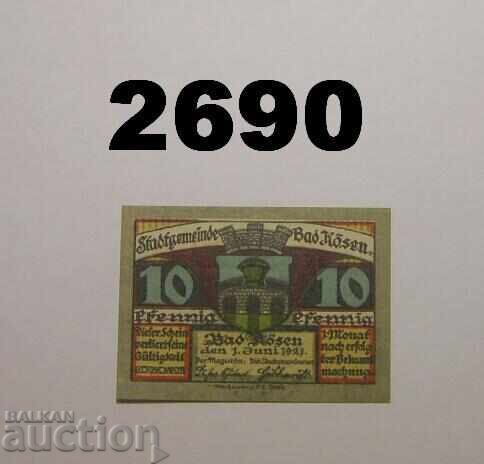 Bad Kösen 10 pfennig 1921 Германия