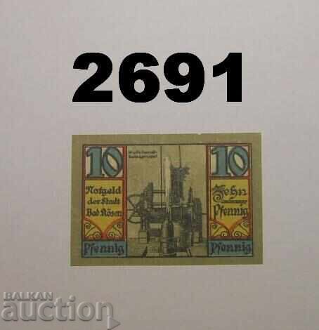Bad Kösen 10 pfennig 1921 Germany with price 2.50 BGN | € 1.28