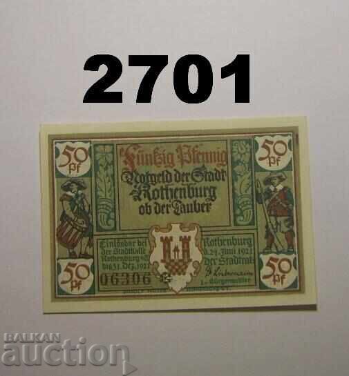 Rothenburg o. T. 50 pfennig 1921 Germany