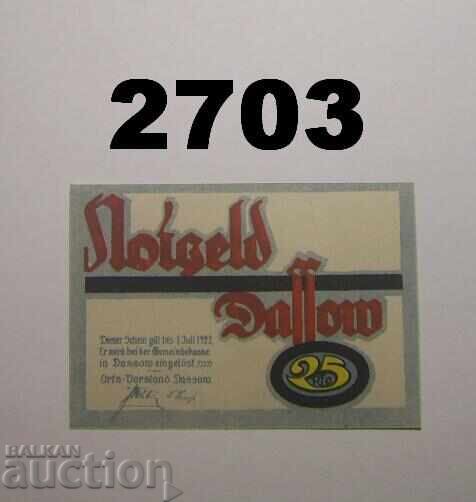 Dassow 25 pfennig 1921 Germany