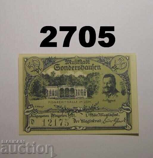 Sondershausen 50 pfennig 1921 Германия