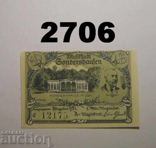 Sondershausen 50 pfennig 1921 Germany