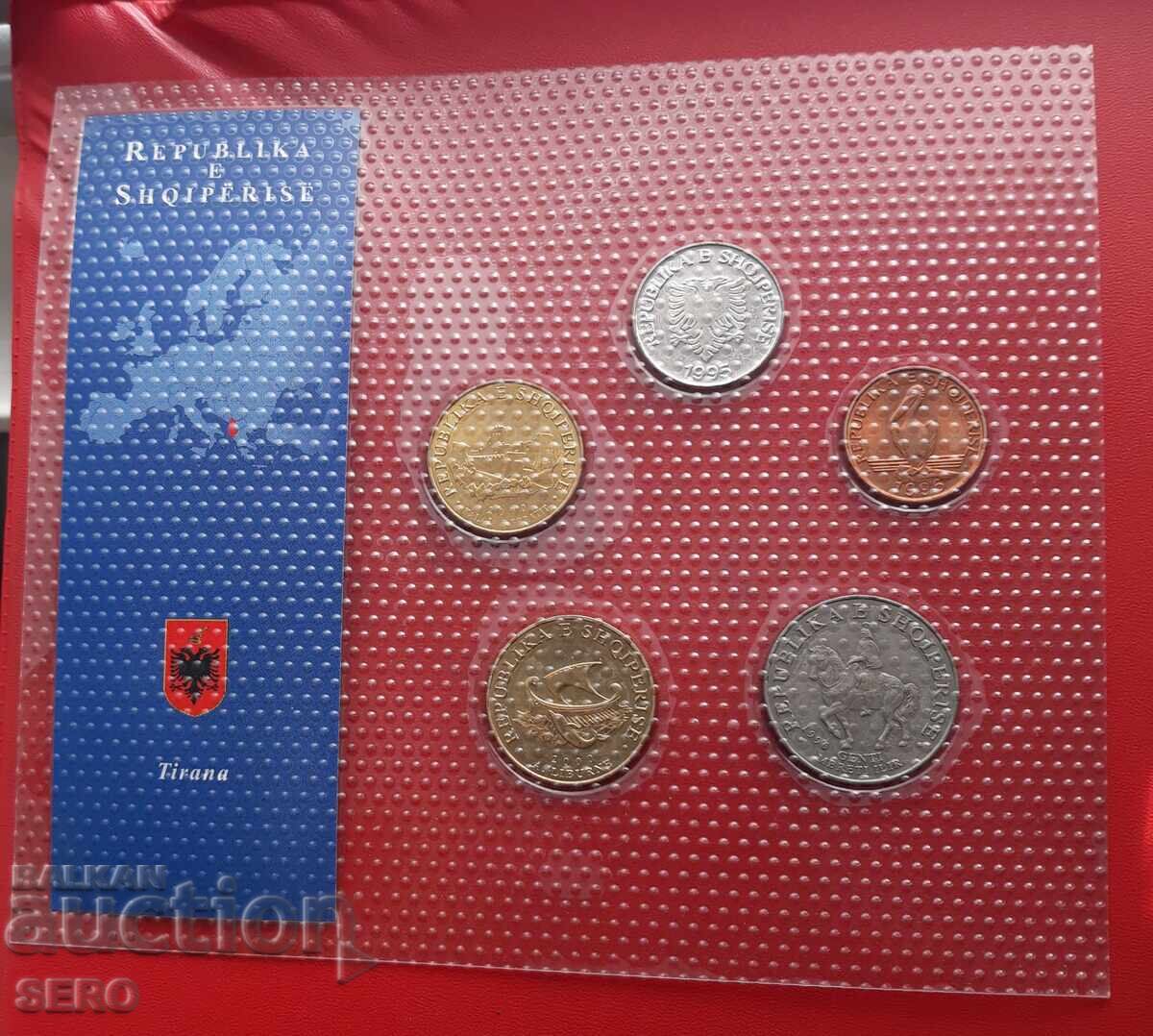 Albania - SET of 5 coins 1995-2000 with price 15.01 BGN | € 7.67 Albania - SET of 5 coins 1995-2000 with price 15.01 BGN | € 7.67
