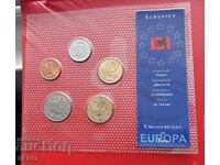 Albania - SET of 5 coins 1995-2000