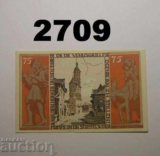 Braunschweig 75 pfennig 1921 Germania cu preț 1.50 BGN | € 0.77