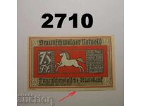 Braunschweig 75 pfennig 1921 Germany