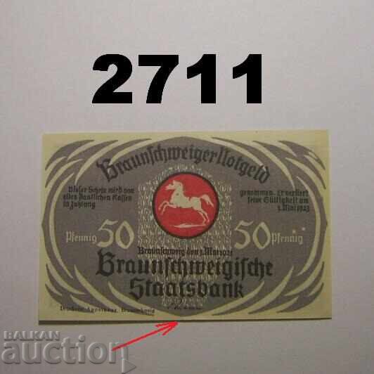 Braunschweig 50 Pfennig 1921 Germany