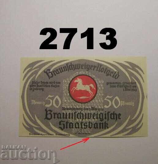 Braunschweig 50 Pfennig 1921 Germany