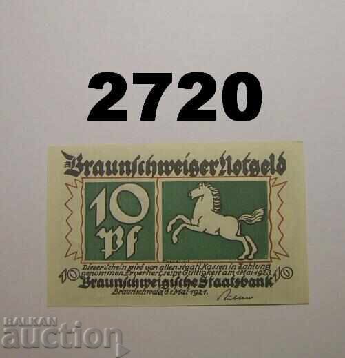 Braunschweig 10 pfennig 1921 Germany