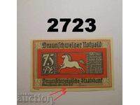Braunschweig 75 pfennig 1921 Germany