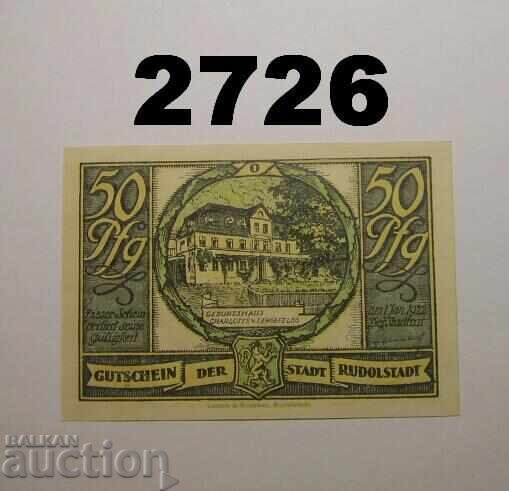 Ρούντολστατ 50 πφέννιχ 1921 Γερμανία με τιμή 2.50 BGN | € 1.28 Ρούντολστατ 50 πφέννιχ 1921 Γερμανία με τιμή 2.50 BGN | € 1.28