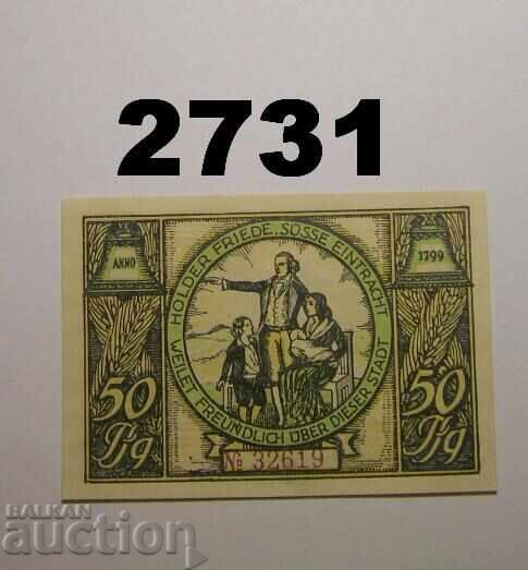 Rudolstadt 50 pfennig 1921 Germany