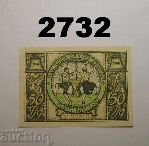 Rudolstadt 50 pfennig 1921 Germany