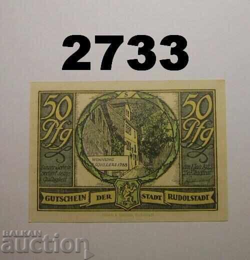 Ρούντολστατ 50 πφέννιχ 1921 Γερμανία με τιμή 2.50 BGN | € 1.28