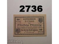 Leipzig 50 pfennig până la 31.12.1919 Germania
