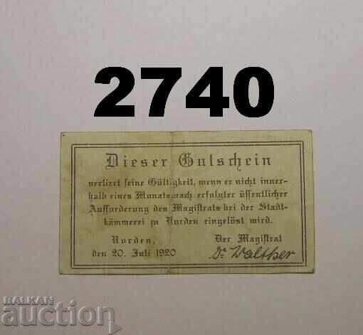 Norden 25 πφέννιχ 1920 Γερμανία με τιμή 1.00 BGN | € 0.51 Norden 25 πφέννιχ 1920 Γερμανία με τιμή 1.00 BGN | € 0.51