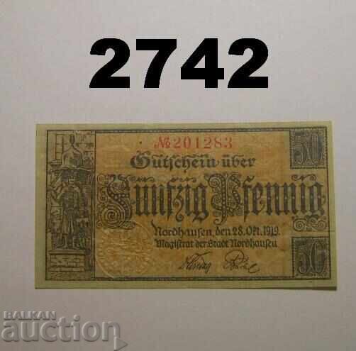 Nordhausen 50 pfennig 1919 Germany