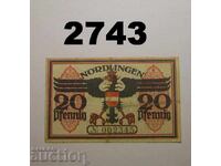 Nordlingen 20 pfennig 1918 Германия